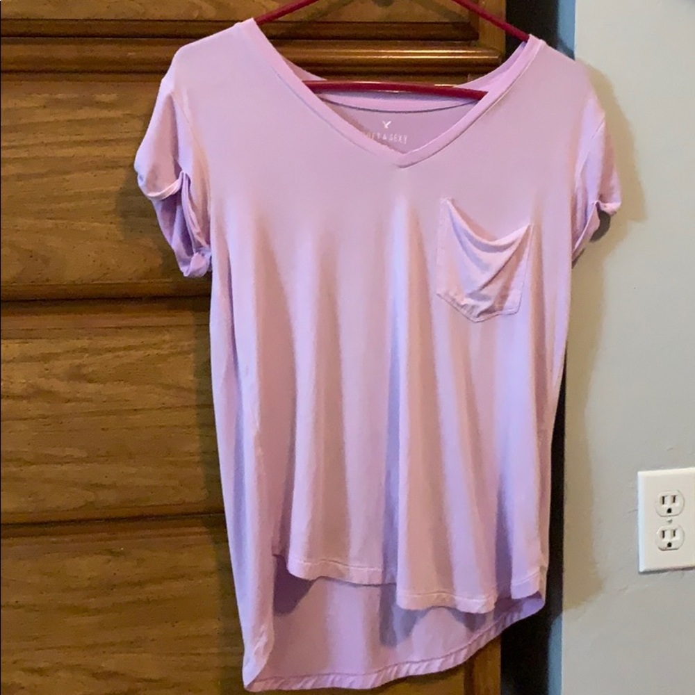 American eagle lavender soft and sexy tee